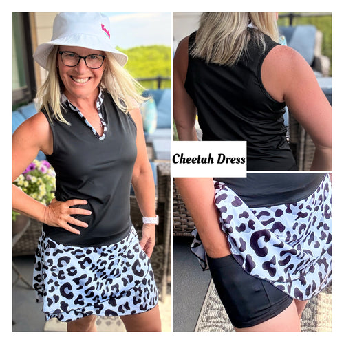 2026 Cheetah peek A Boo  Golf & Pickle Ball Dress