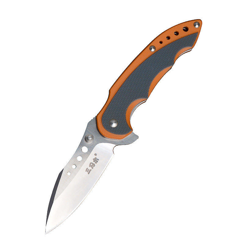 Bushcraft Pocket Knife for men Tactical Folding Knives with 12C27 steel