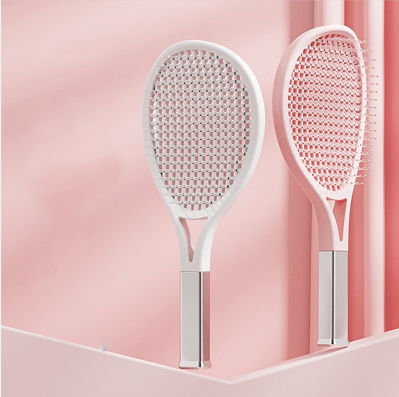 Hair Comb Tennis Racket