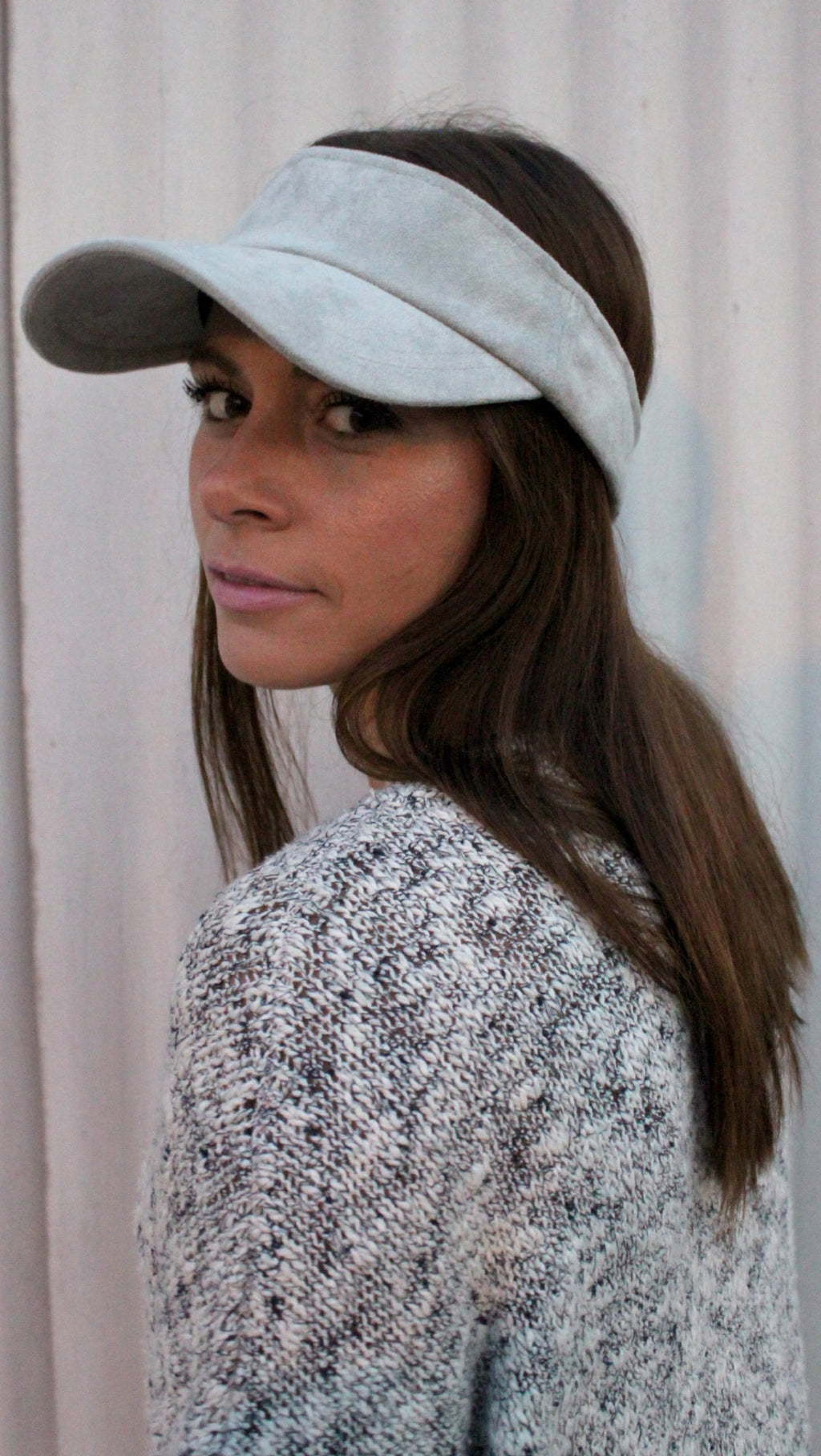 Ultra Suede Tennis Visor